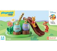 Playmobil 123 71317 - Disney Winnie l'ourson et Tigrou avec jardin d'abeilles