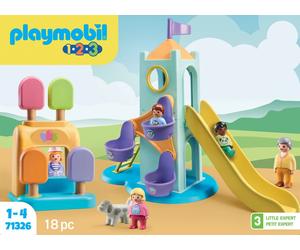 Playmobil 123 71326 - Aire de jeux avec toboggan géant