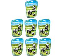 Playmobil 14 pandas avec 7 bébés pandas n°6652