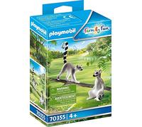 Playmobil 2 lémuriens Multicolor 70355