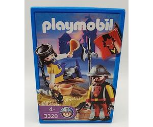 Playmobil - 3328 - Chevaliers - Prince prisonnier / Garde