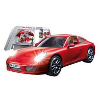 PLAYMOBIL - Atelier avec Voiture Porsche 911 Carrera S - Rouge et Noir - 5 pièces - City Life