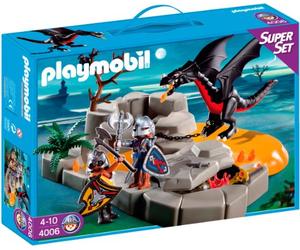 Playmobil - 4006 - Jeu de Construction - Superset Chevaliers Dragons