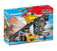 Playmobil - 4041 - Jeu de Construction - Convoyeur avec Pelleteuse