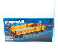 PLAYMOBIL 4126 Wagon plat Train CARGO JAUNE MISB NEUF - 0 LGB