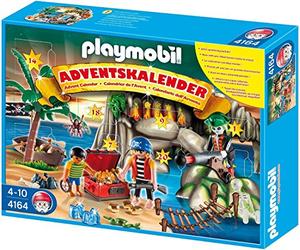 Playmobil - 4164 - Jeu de Construction - Calendrier de l'Avent Trésor des Pirates