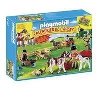 Playmobil Calendrier de l'Avent 4167 – Ferme Équestre avec Surprises Inédites