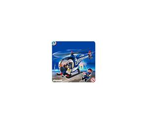 Playmobil - 4267 - Jeu de Construction - Hélicoptère de Police