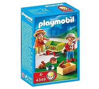 Playmobil - 4349 - Enfants avec Chariot et Petit...