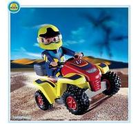 Playmobil - 4425 - Pilote / quad rouge G
