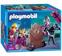 Playmobil - 4437 - Les Chevaliers - Les Barbares - Avec Mur d'assault mobile