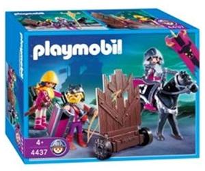 Playmobil - 4437 - Les Chevaliers - Les Barbares - Avec Mur d'assault mobile