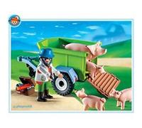 Playmobil 4495 vétérinaire avec Cochons/Porcs année 2004 G