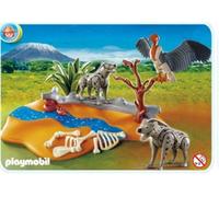Playmobil - 4829 - Figurine - Animaux - Couple de Hyènes et Vautour