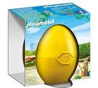 Playmobil 4944 - oeuf de pâques - gardienne de zoo et alpaga multicolore G