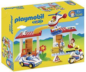 Playmobil - 5046 - Figurine - Coffret Hôpital avec Secouristes Et Policiers