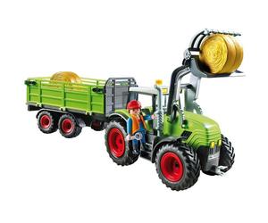 Playmobil - 5121 - Jeu de Construction - Grand Tracteur avec remorque