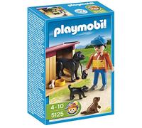 Playmobil - 5125 - Jeu de Construction - Chiens et Fermier