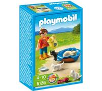 Playmobil - 5126 - Jeu de Construction - Famille de Chats et Enfant