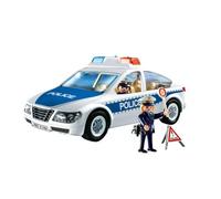 Playmobil - 5184 - Jeu de Construction - Voiture de Police avec Lumières Clignotantes