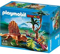 Playmobil - 5235 - Jeu de Construction - Dimétrodon avec Végétation