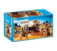 Playmobil – Jeu de construction 5248 – Chariot avec cow-boys et bandits
