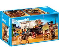 Playmobil – Jeu de construction 5248 – Chariot avec cow-boys et bandits
