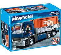 Playmobil - 5255 - Jeu de Construction - Camion Porte-Conteneurs
