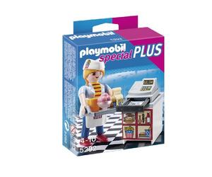 Playmobil - 5292 - Figurine - Serveuse avec Caisse Enregistreuse