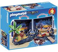 Playmobil - 5347 - Figurine Pirate - Ile Au Trésor des Pirates Transportable