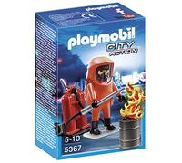 Playmobil - 5367 - Jeu De Construction - Pompier + Combinaison De Feu