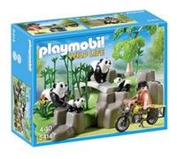 Playmobil 5414 Wild Life Famille de pandas et bambous G