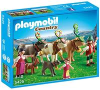 Playmobil - 5425 - Figurine - Famille Et Vaches des Montagnes