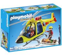 Playmobil - 5428 - Figurine - Hélicoptère De Secours en Montagne