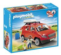 Playmobil - 5436 - Figurine - Voiture avec Coffre De Toit