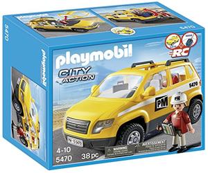 Playmobil - 5470 - Figurine - Chef De Chantier Et Véhicule d'intervention
