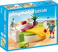 PLAYMOBIL - Chambre avec Lit Rond - 5583 - City Life - Mixte - A partir de 4 ans