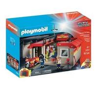 PLAYMOBIL - 5663 - Caserne de Pompiers Transportable G