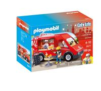 Playmobil 5677 Food Truck - City Life - avec Deux Personnages, Un Camion de Cuisine de Rue entièrement équipée, Une Table et des Accessoires - Dès 4 Ans