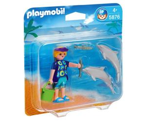 Playmobil - 5876 - Figurine - Duo Vacancière et Dauphins
