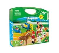 Playmobil - 5893 - Jeu de Construction - Valisette Cavaliers et Poneys