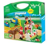 Playmobil - 5893 - Valisette Cavaliers Et Poneys