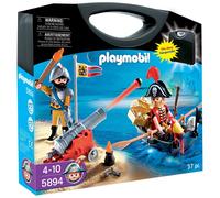Playmobil - 5894 - Jeu De Construction - Valisette Pirate Et Soldat (1) (7) multicolore G