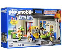 Playmobil - 5953 - Jeu de Construction - Hôpital Transportable