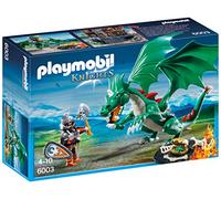 Playmobil 6003 Knights - Chevalier Avec Grand Dragon Vert