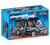 Playmobil - 6043 - Voiture de Patrouille de la Police avec Son et lumière
