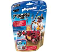 PLAYMOBIL 6163 Pirate avec canon rouge