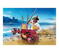 Playmobil - 6163 - Pirate avec canon rouge