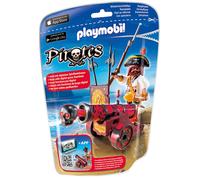 Playmobil - 6163 - Pirate avec Canon Rouge