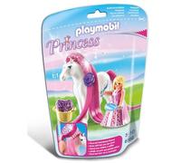 Playmobil 6166 - Princesse Rose Avec Cheval À Coiffer